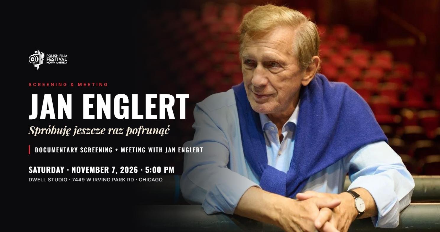 Jan Englert – documentary screening & meeting, Dwell Studio Chicago, Nov 7, 2026