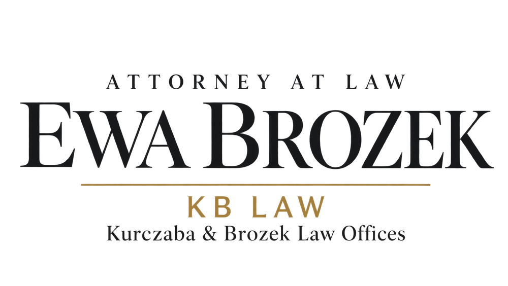 Ewa Brozek, Attorney at Law – KB Law, Kurczaba & Brozek Law Offices